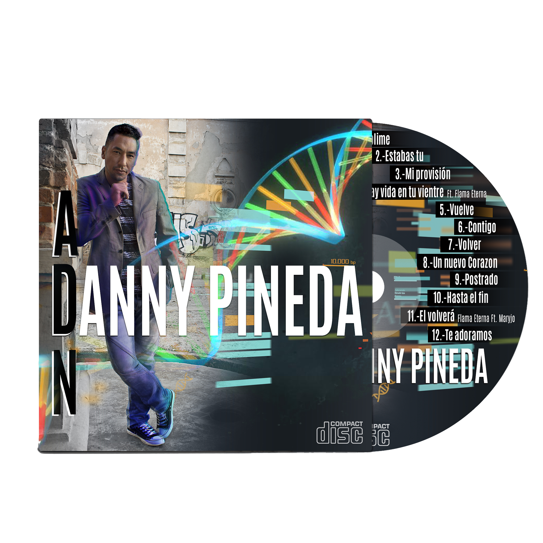 Disco ADN MUsica Cristiana de Danny Pineda